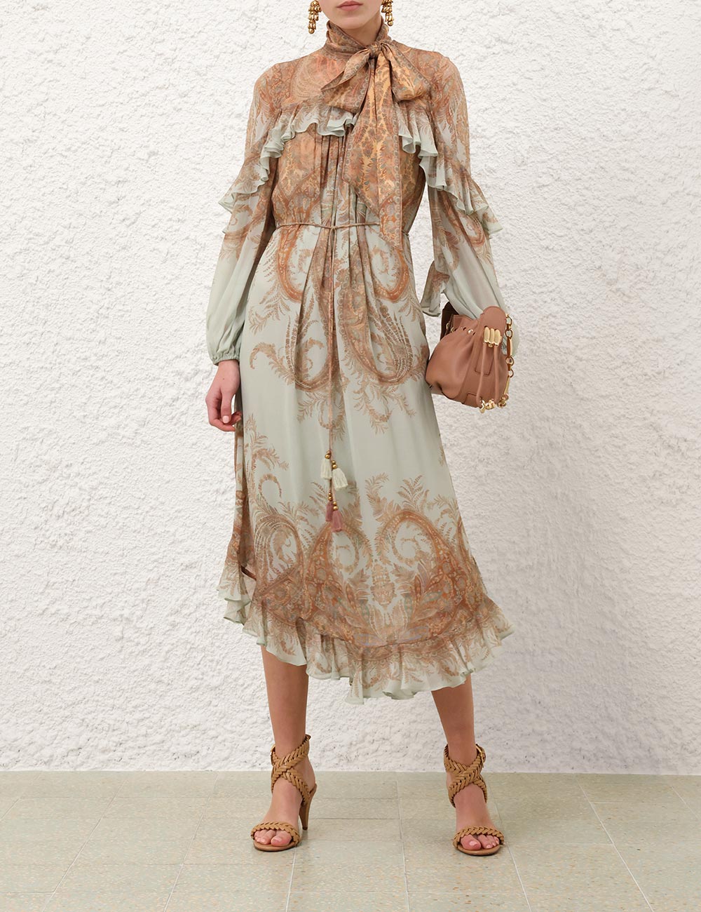 ZIMMERMANN INSPIRED DRESS IN 100% VISCOSE