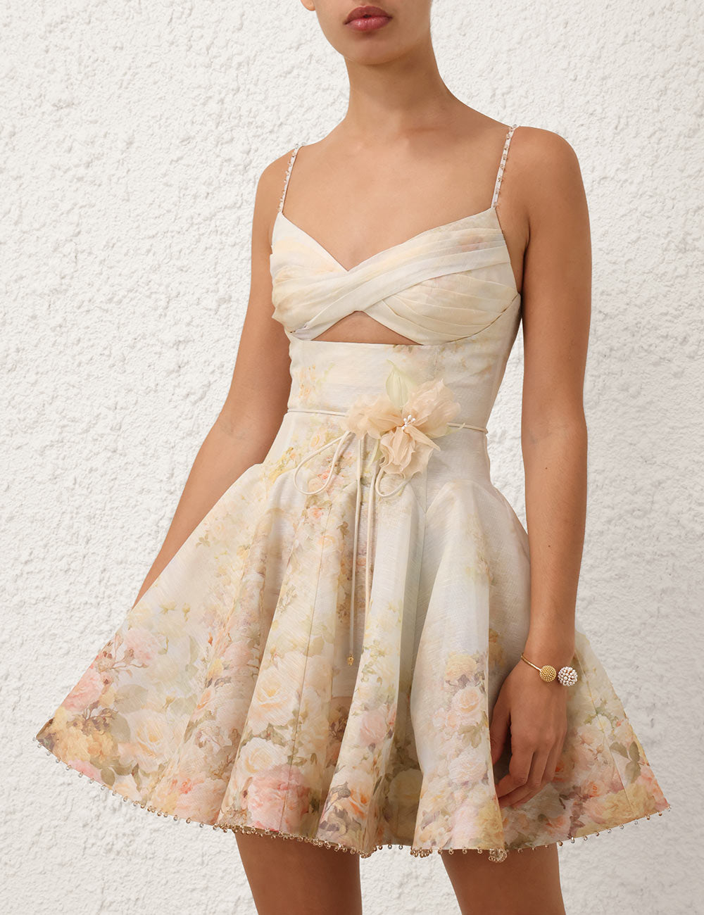 ZIMMERMANN INSPIRED DRESS IN 55% LINEN 45% SILK