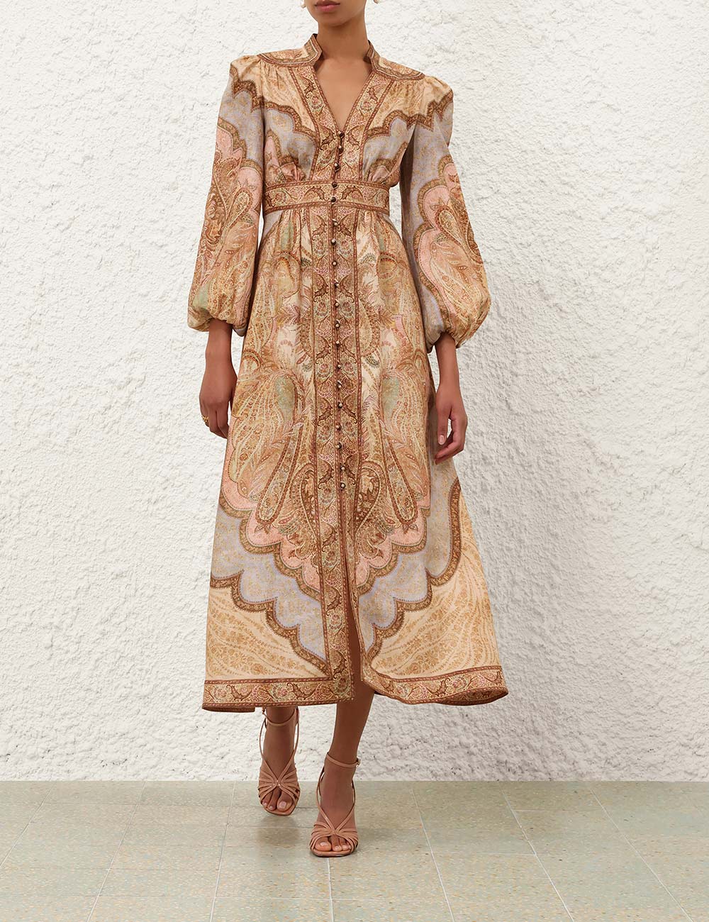 ZIMMERMANN INSPIRED DRESS IN 100% LINEN
