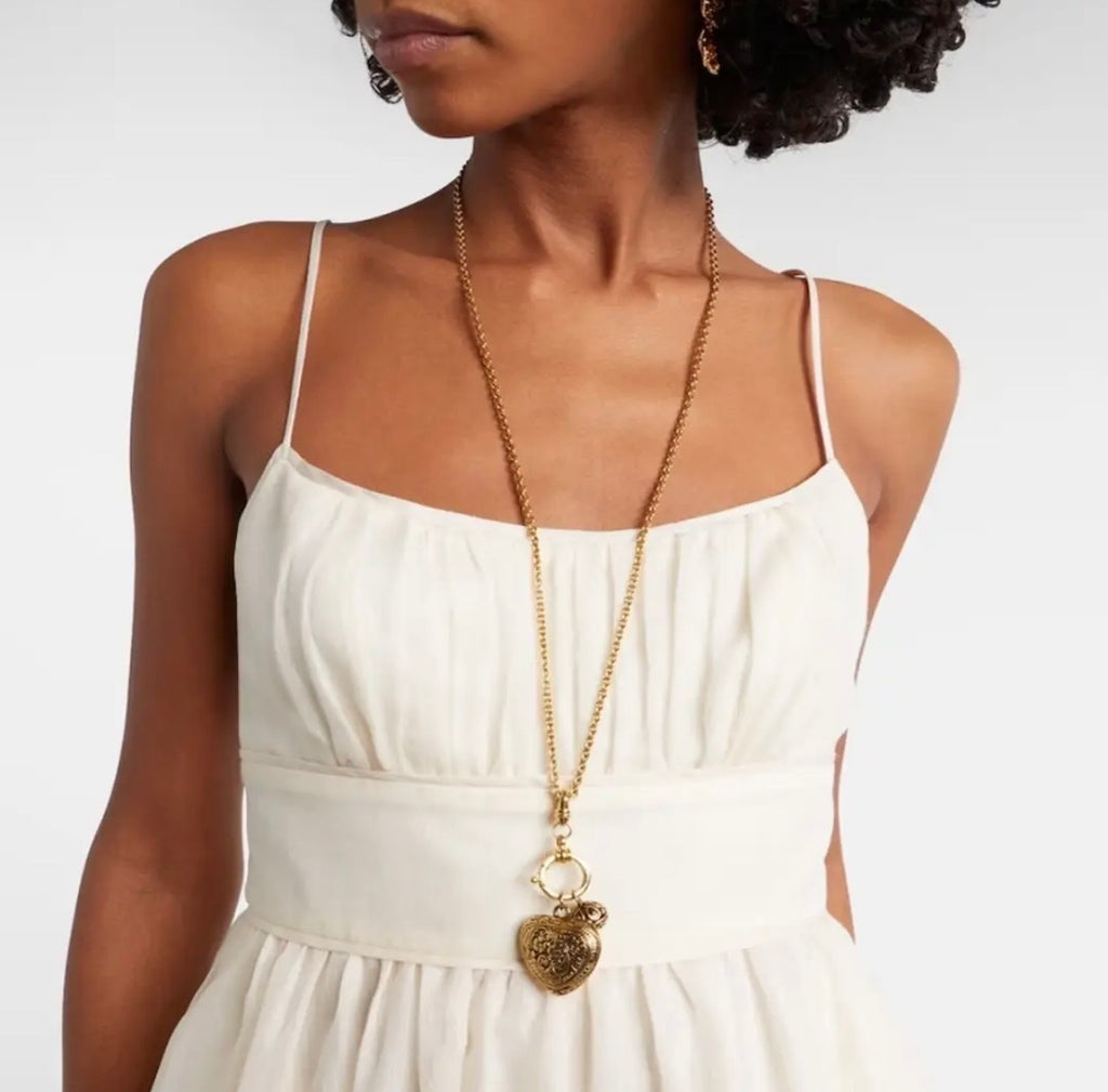 ZIMMERMANN INSPIRED DRESS IN 55% LINEN 45% SILK