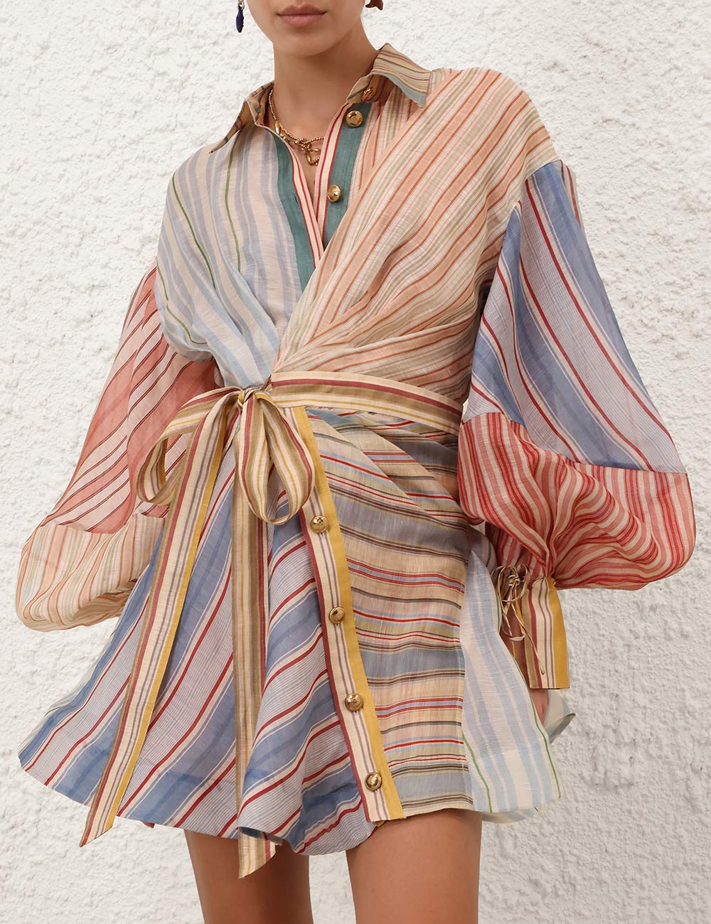 ZIMMERMANN INSPIRED DRESS IN 55% LINEN 45% SILK