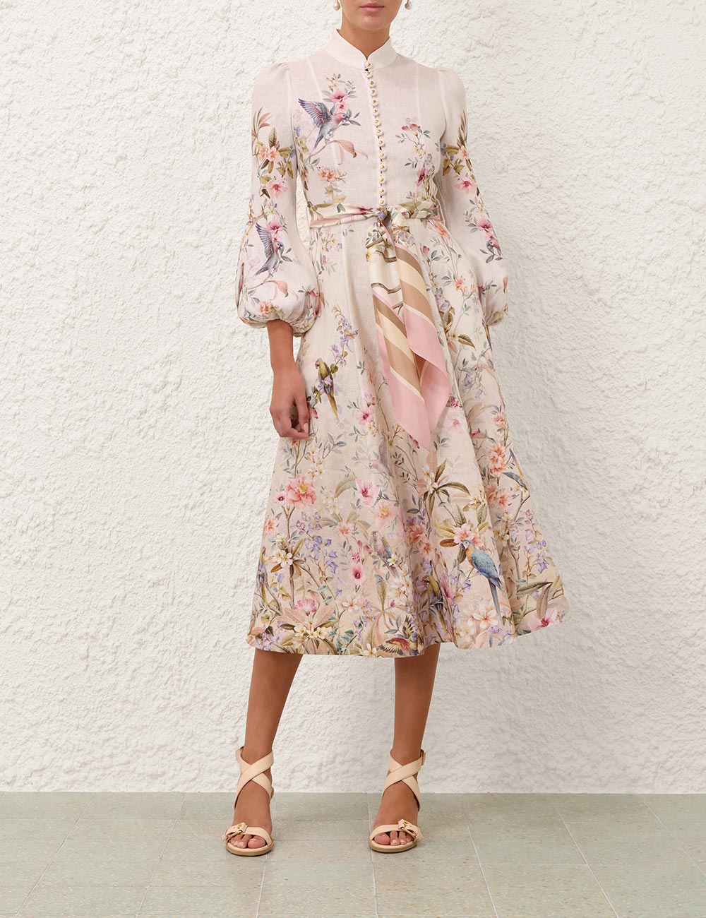ZIMMERMANN INSPIRED DRESS IN 100% LINEN