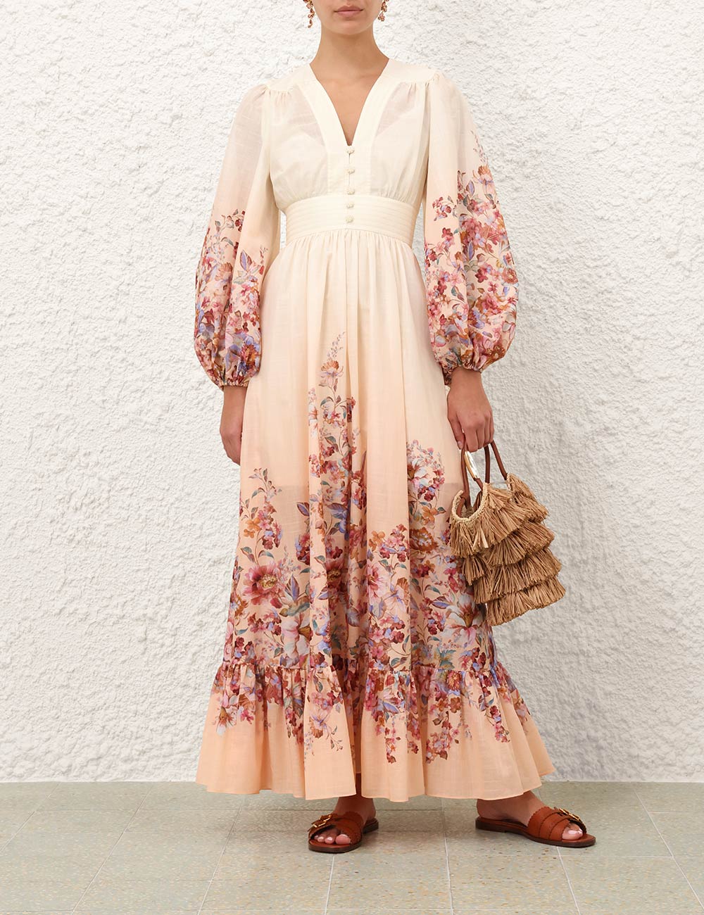 ZIMMERMANN INSPIRED DRESS IN 100% COTTON