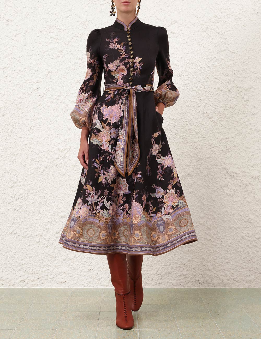 ZIMMERMANN INSPIRED DRESS IN 100% LINEN