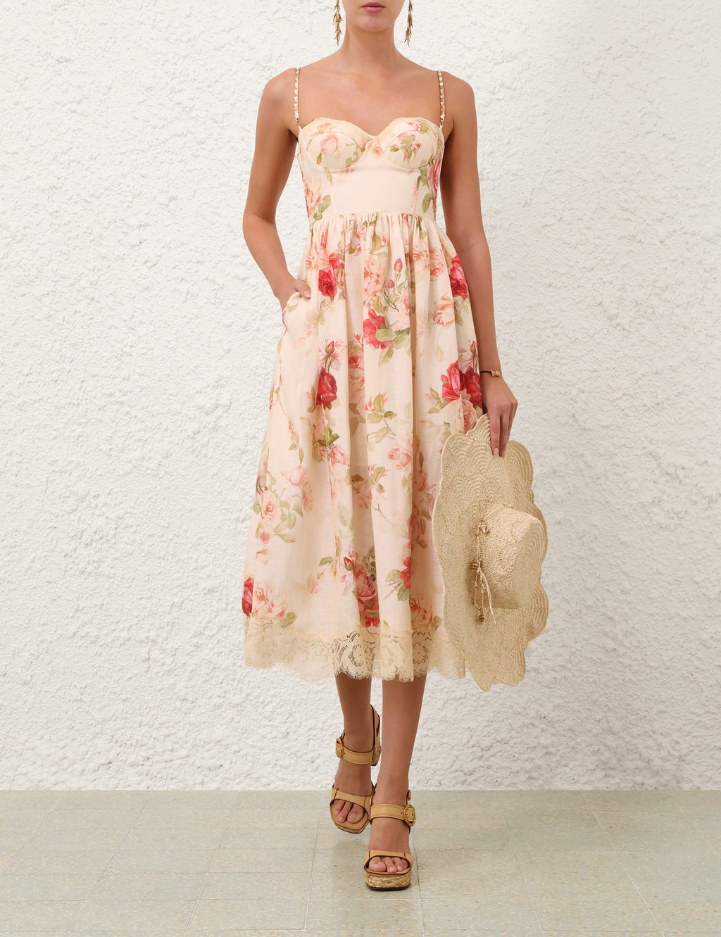 ZIMMERMANN INSPIRED DRESS IN 100% LINEN