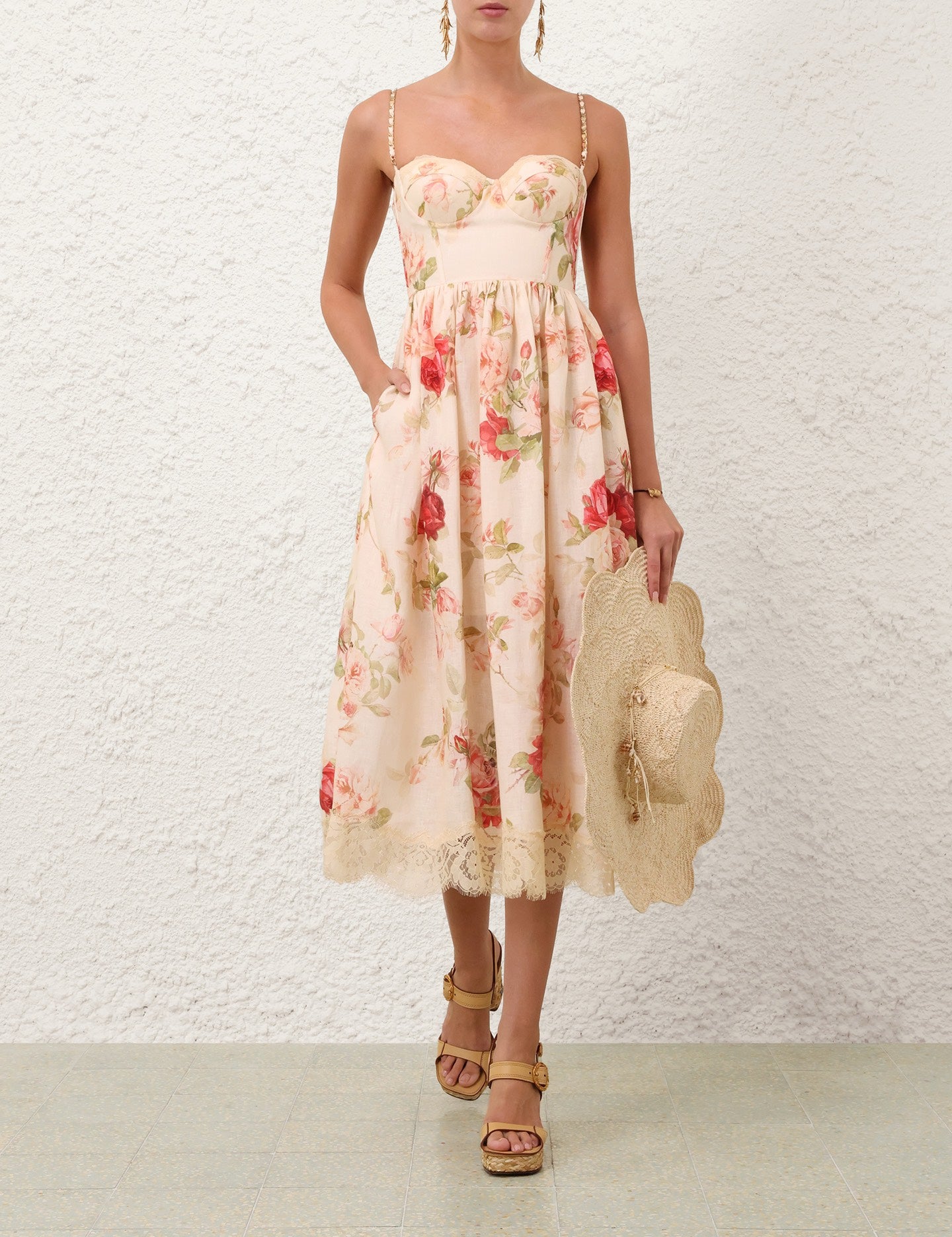 ZIMMERMANN INSPIRED DRESS IN 100% LINEN