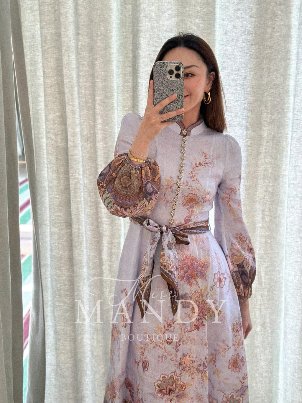 ZIMMERMANN INSPIRED DRESS IN 100% LINEN