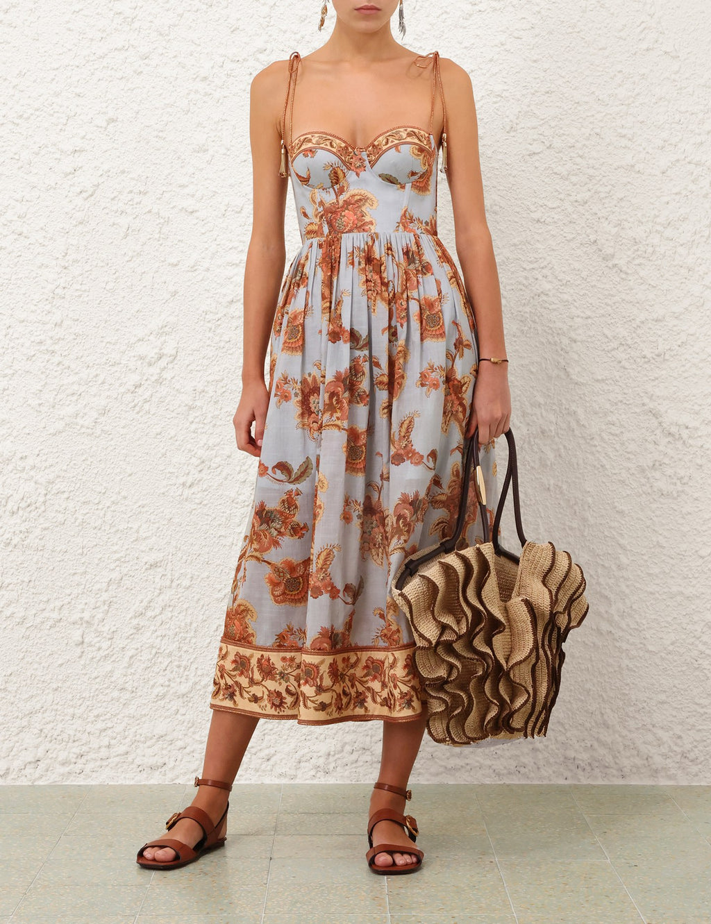 ZIMMERMANN INSPIRED DRESS IN 100% COTTON