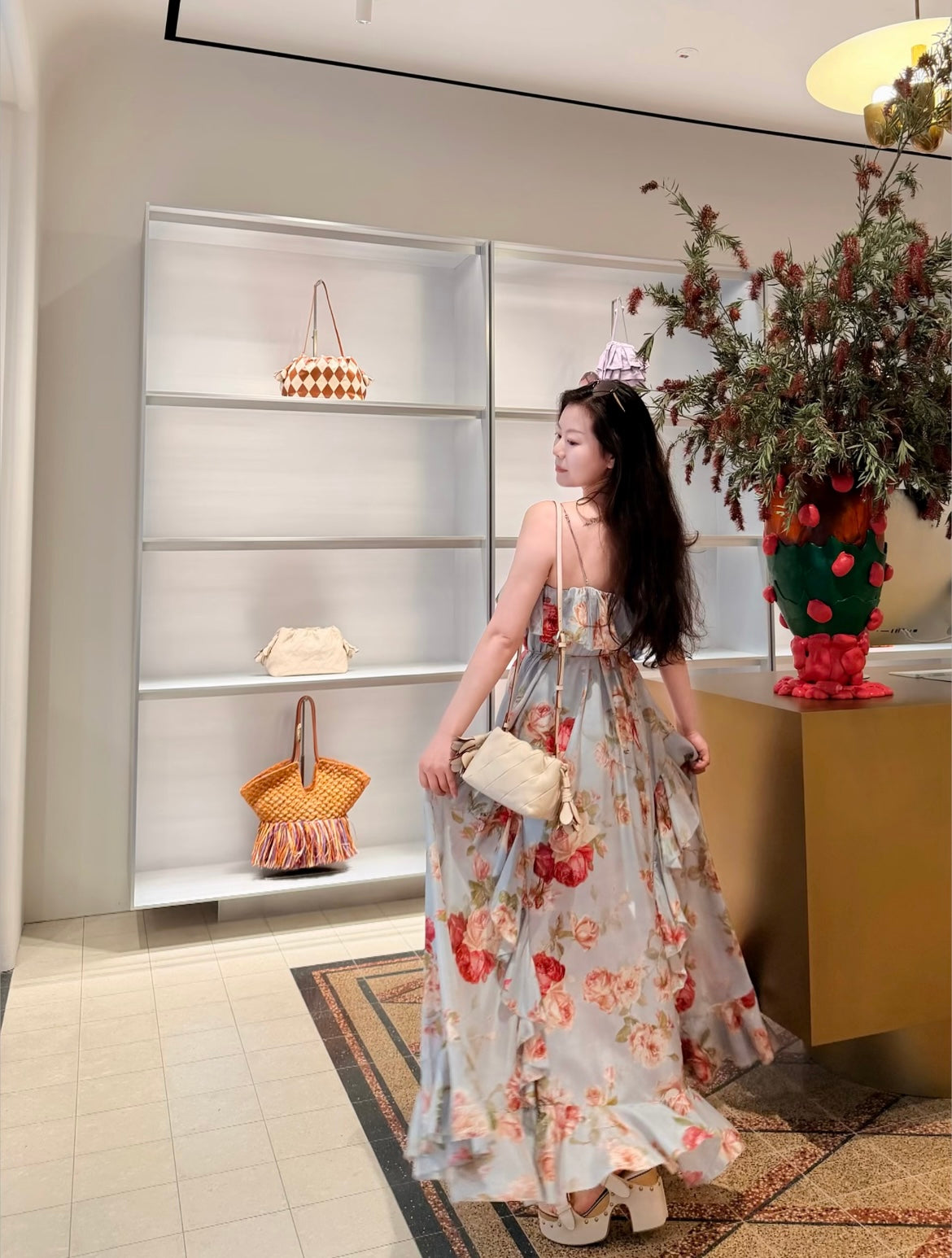 ZIMMERMANN INSPIRED DRESS IN 100% SILK