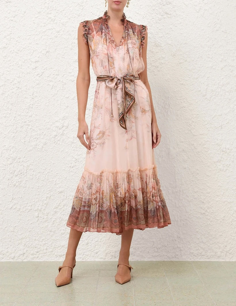 ZIMMERMANN INSPIRED DRESS IN 100% VISCOSE
