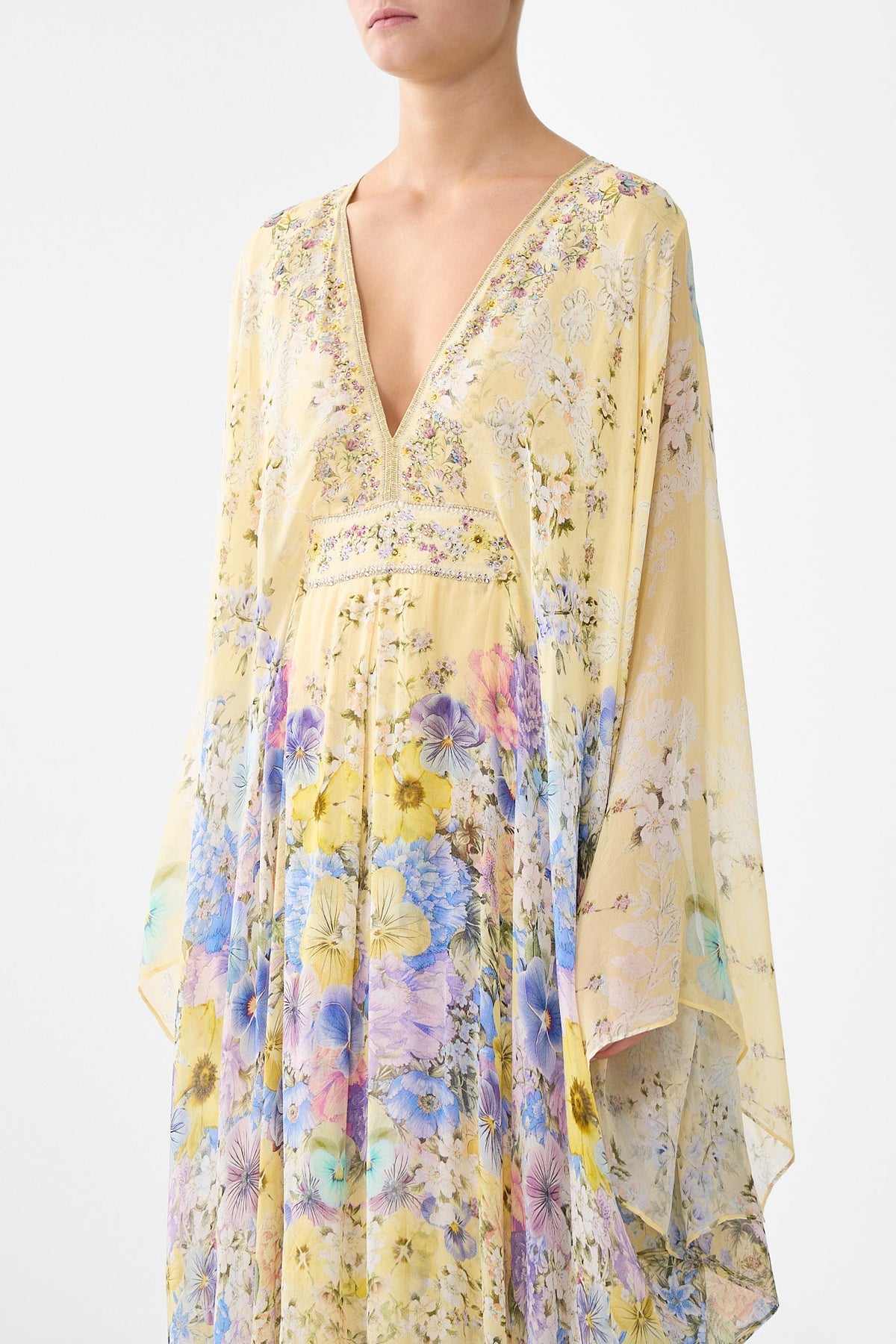 CAMILLA INSPIRED DRESS IN 100% SILK