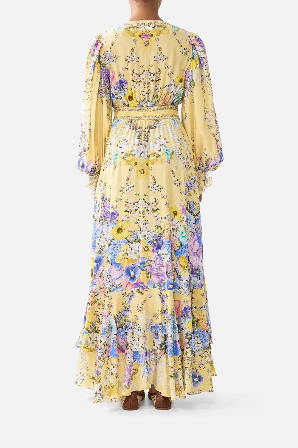CAMILLA INSPIRED DRESS IN 100% SILK