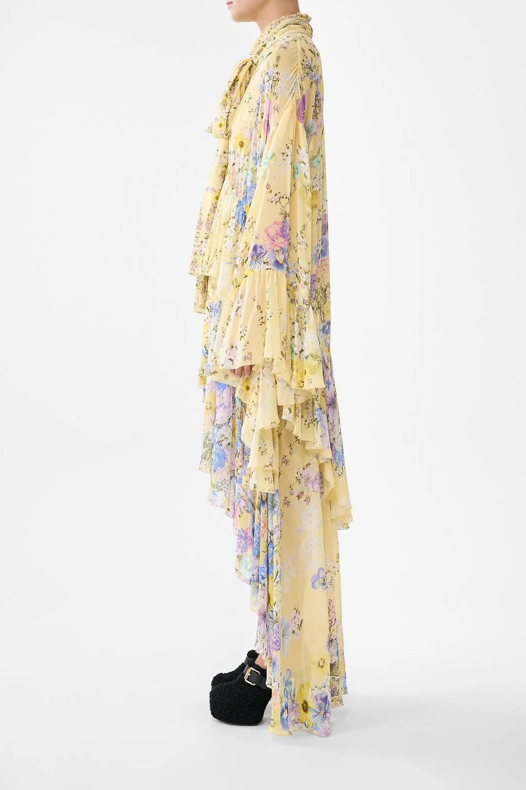 CAMILLA INSPIRED DRESS IN 100% SILK