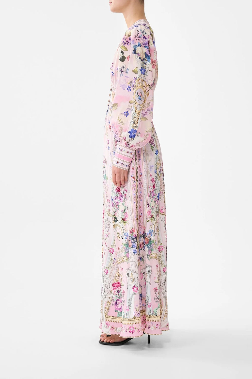 CAMILLA INSPIRED DRESS IN 100% SILK