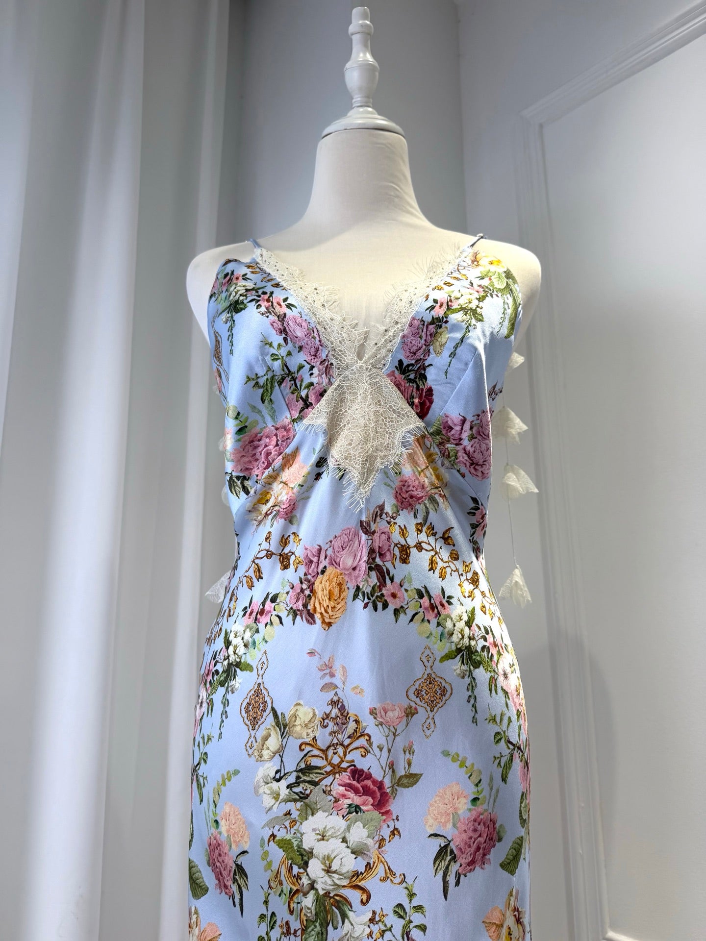 CAMILLA INSPIRED DRESS IN 100% SILK