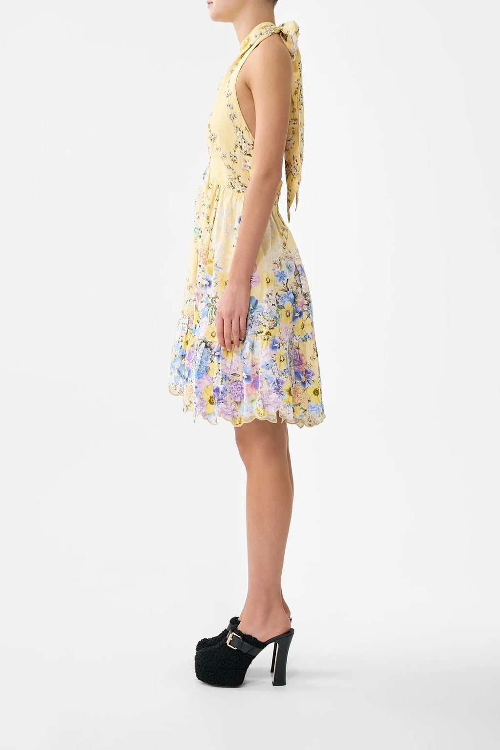 CAMILLA INSPIRED DRESS IN 100% SILK