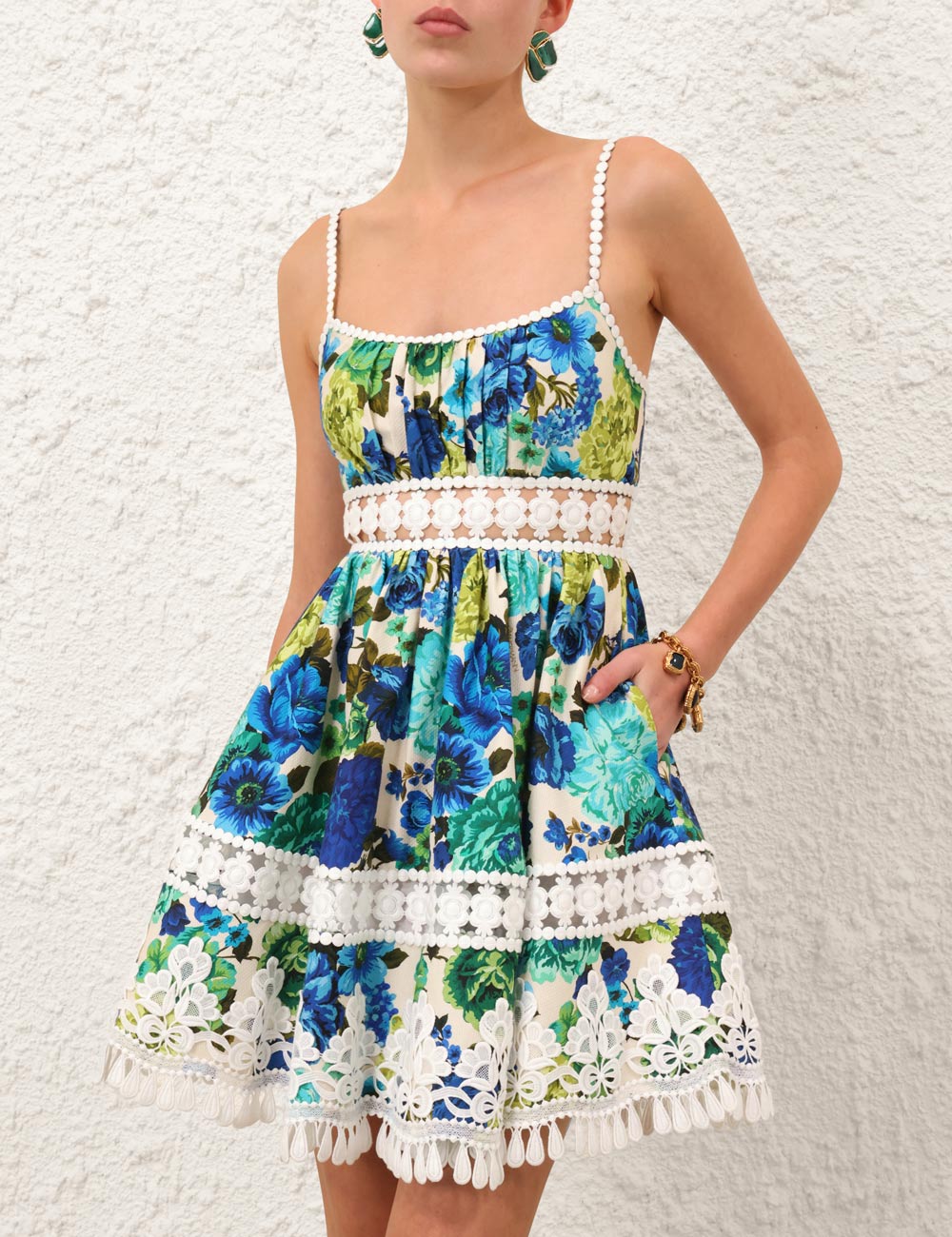ZIMMERMANN INSPIRED DRESS IN 100% COTTON