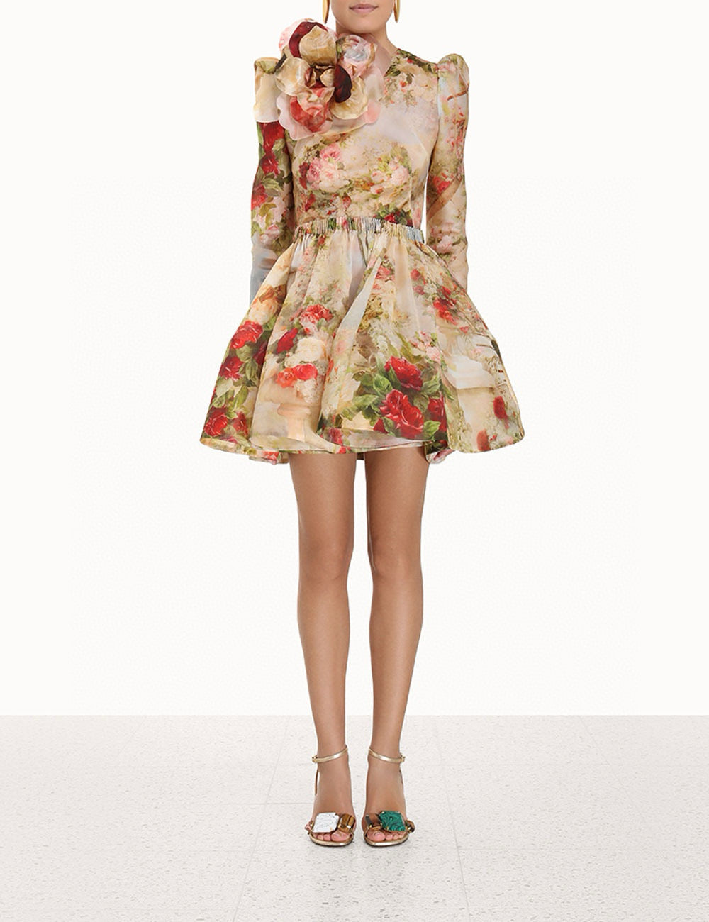 ZIMMERMANN INSPIRED DRESS IN 55% LINEN 45% SILK
