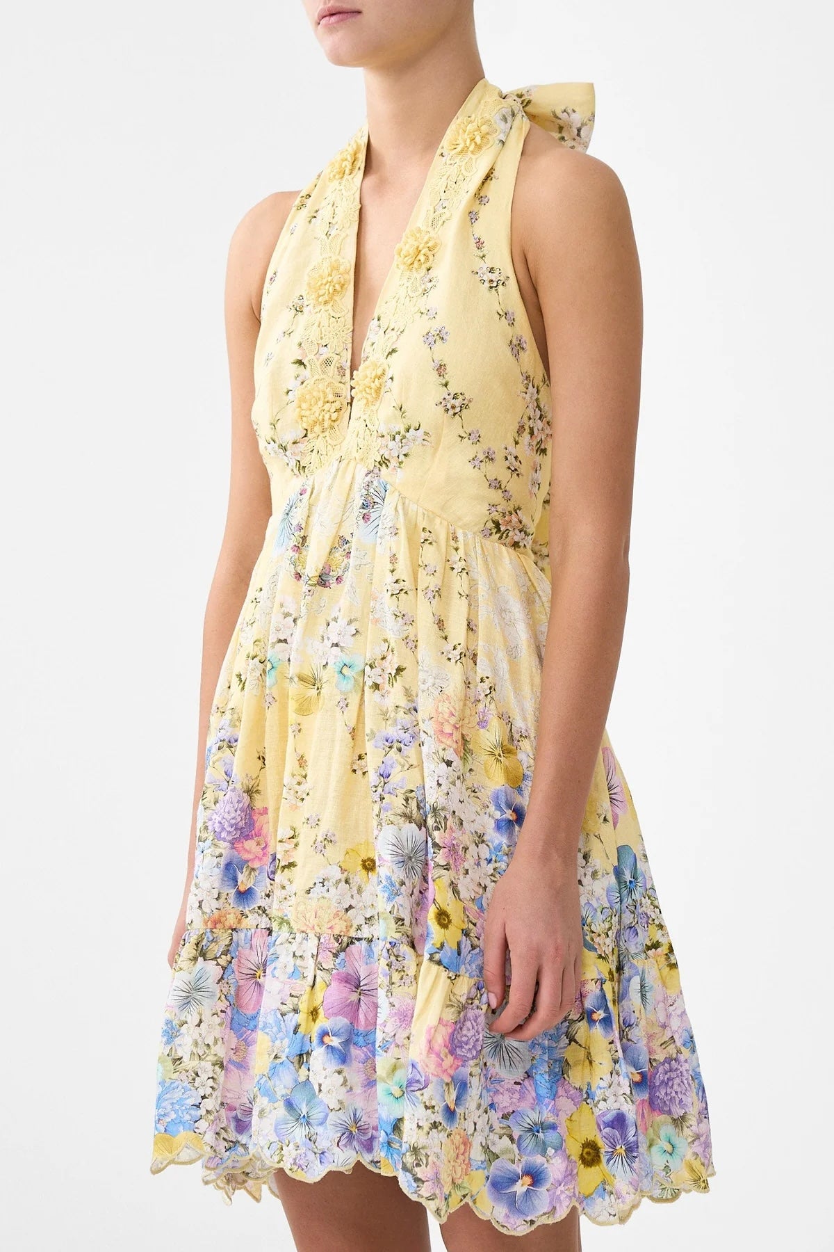 CAMILLA INSPIRED DRESS IN 100% SILK