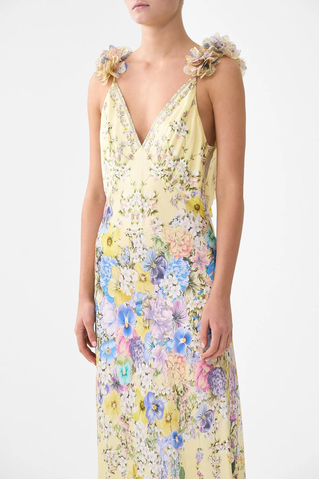 CAMILLA INSPIRED DRESS IN 100% SILK