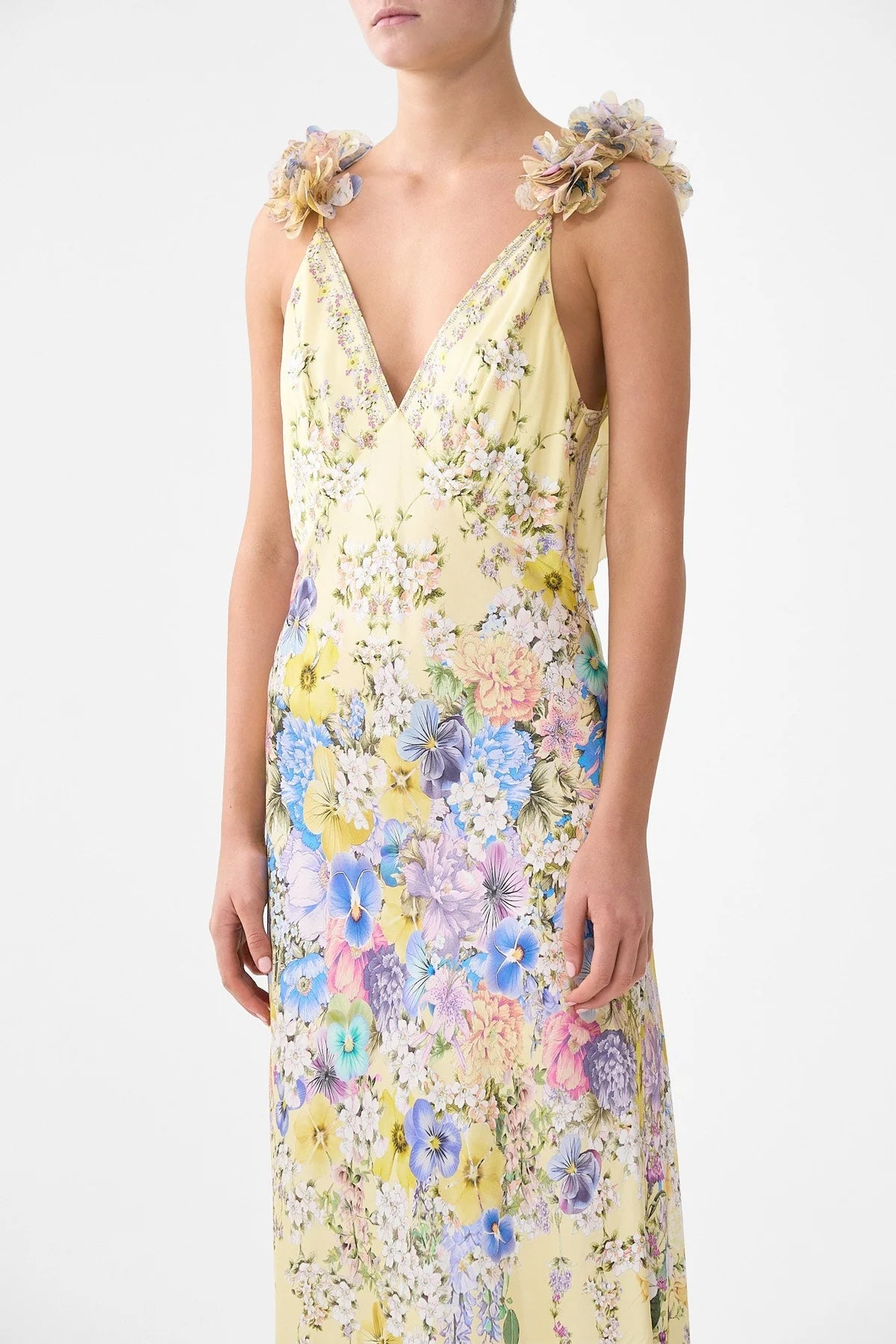 CAMILLA INSPIRED DRESS IN 100% SILK