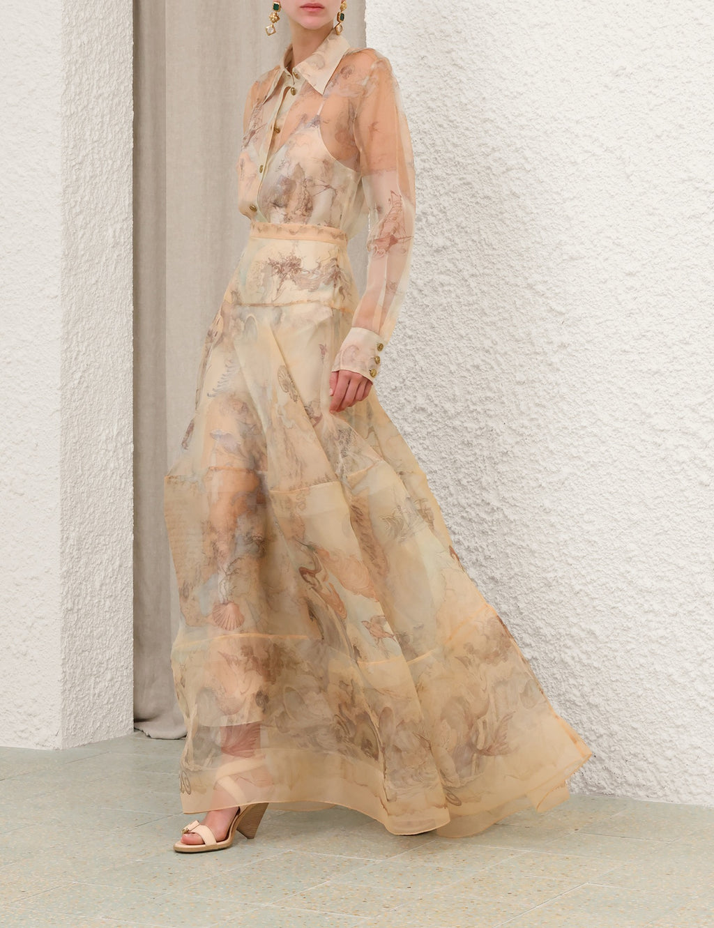ZIMMERMANN INSPIRED CLOTH SET IN 100% SILK