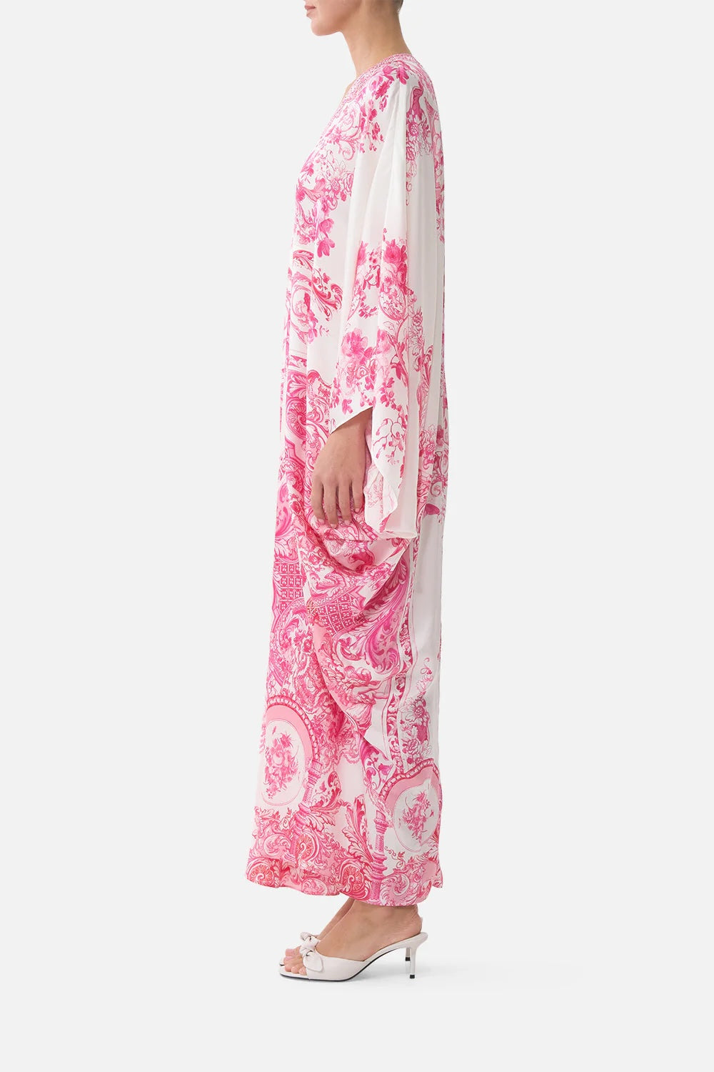 CAMILLA INSPIRED DRESS IN 100% SILK