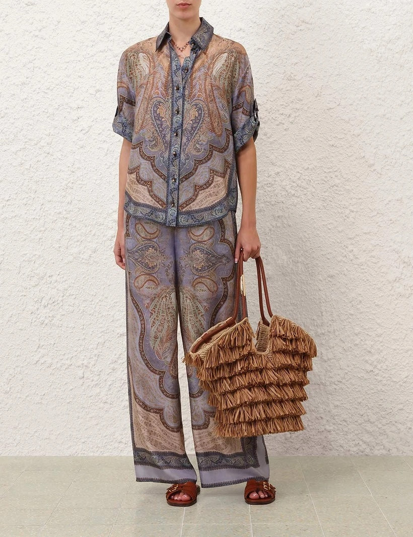 ZIMMERMANN INSPIRED CLOTH SET IN 100% SILK