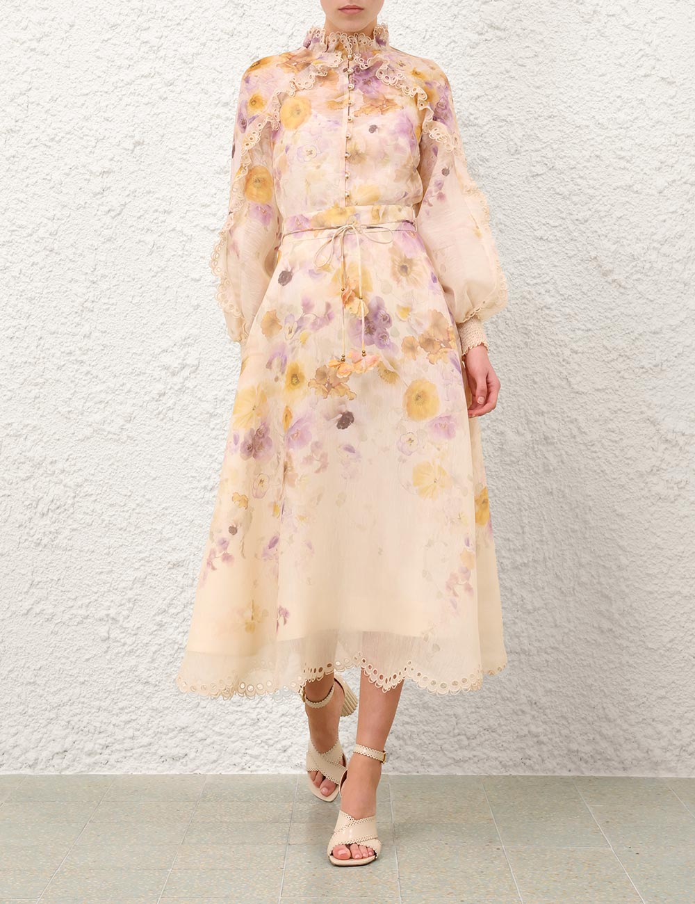 ZIMMERMANN INSPIRED CLOTH SET IN 53% LINEN 47% SILK