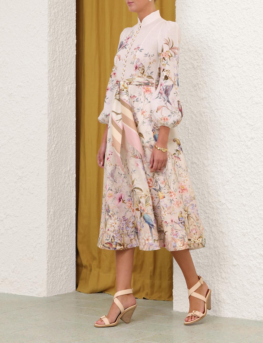 ZIMMERMANN INSPIRED DRESS IN 100% LINEN