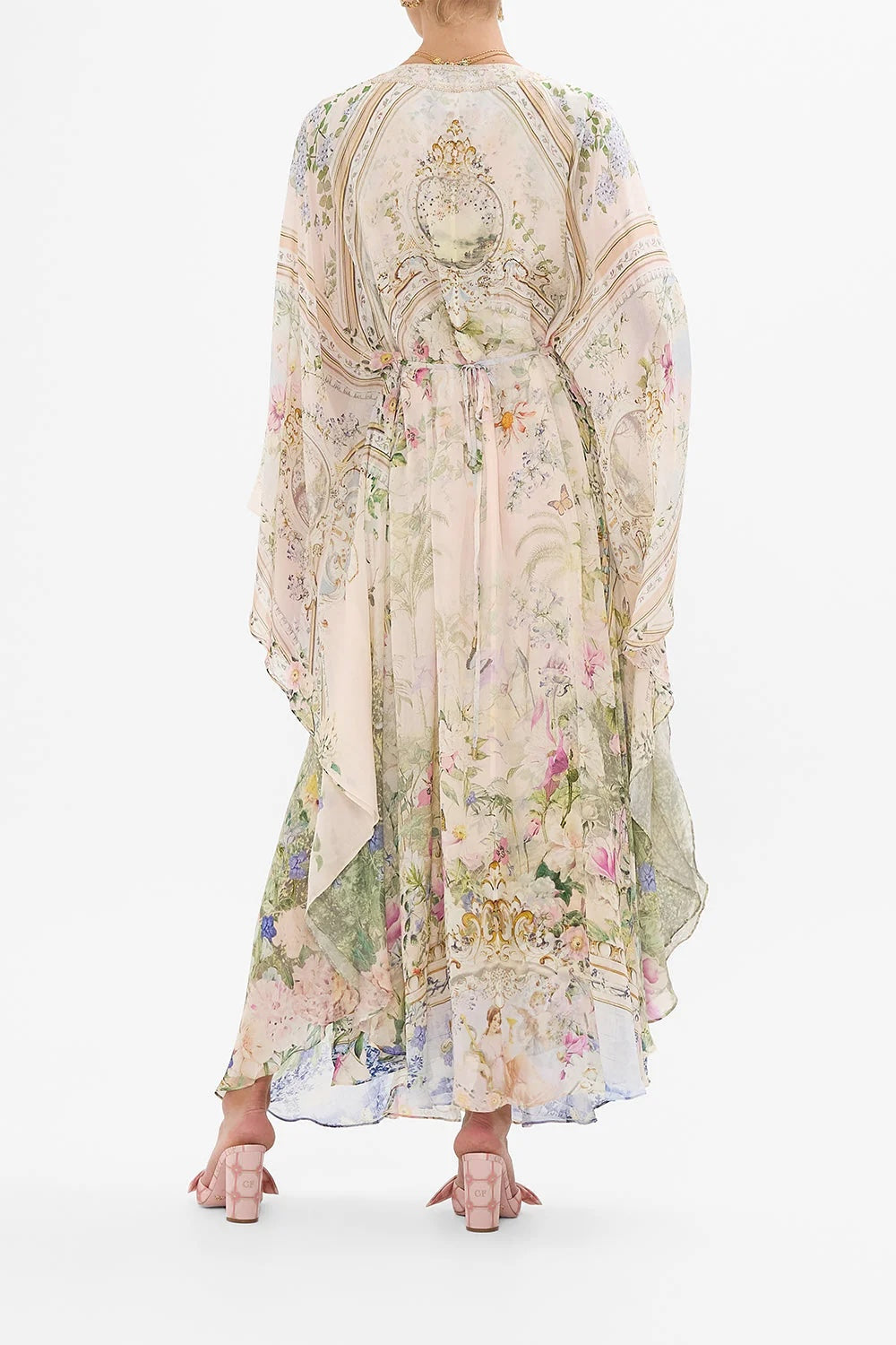 CAMILLA INSPIRED DRESS IN 100% SILK