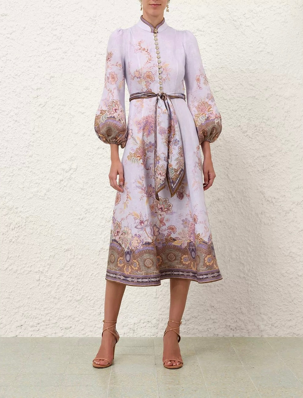 ZIMMERMANN INSPIRED DRESS IN 100% LINEN