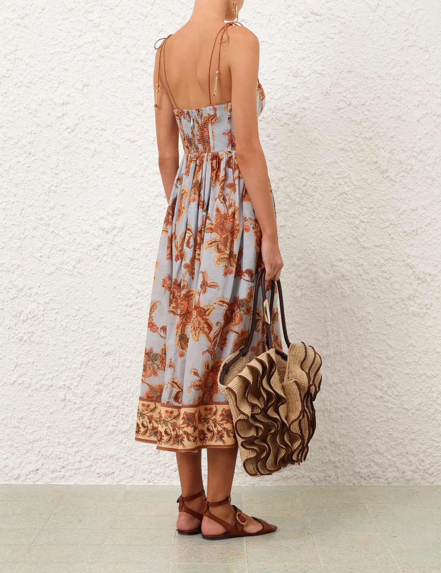 ZIMMERMANN INSPIRED DRESS IN 100% COTTON