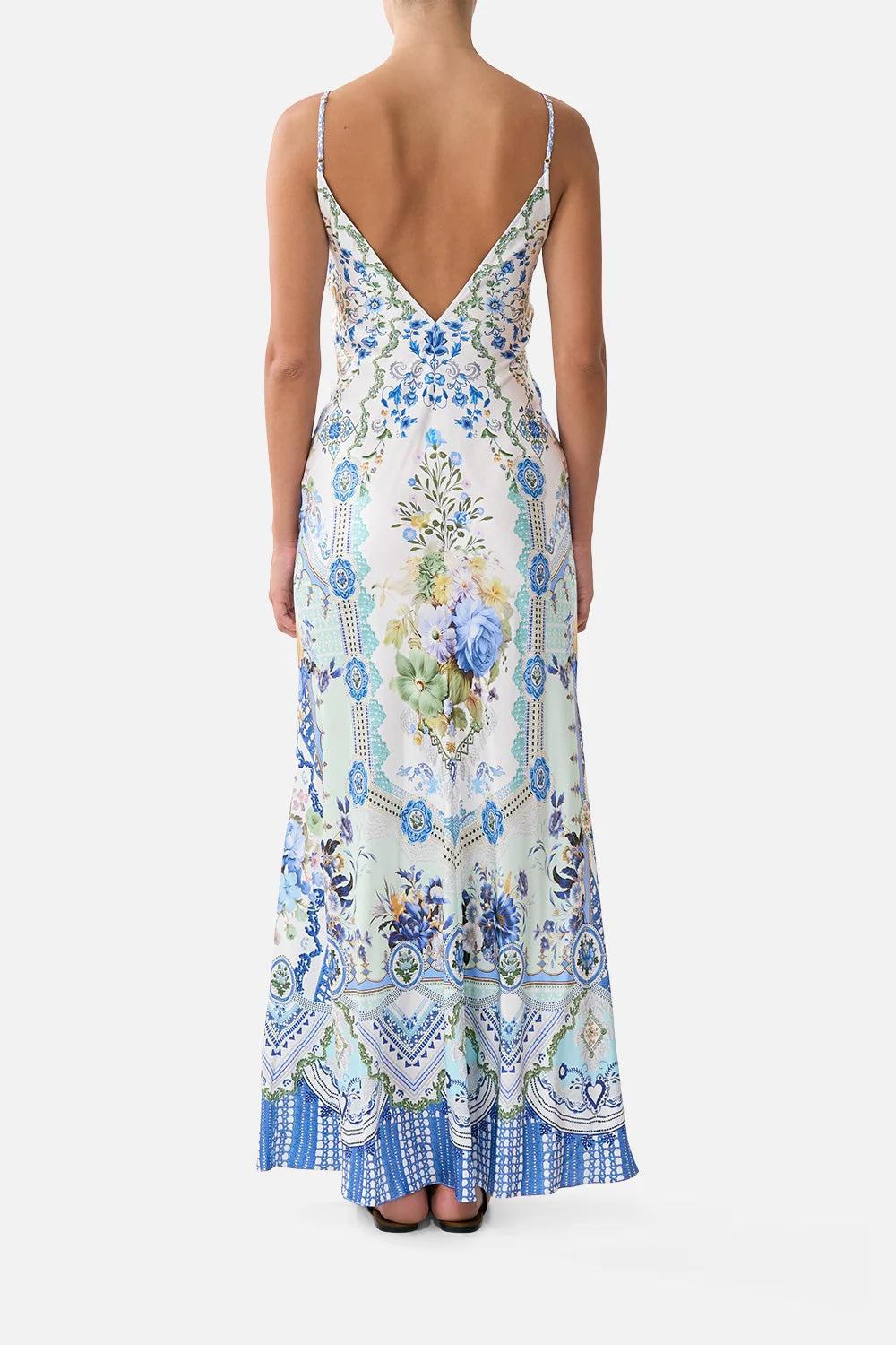 CAMILLA INSPIRED DRESS IN 100% SILK