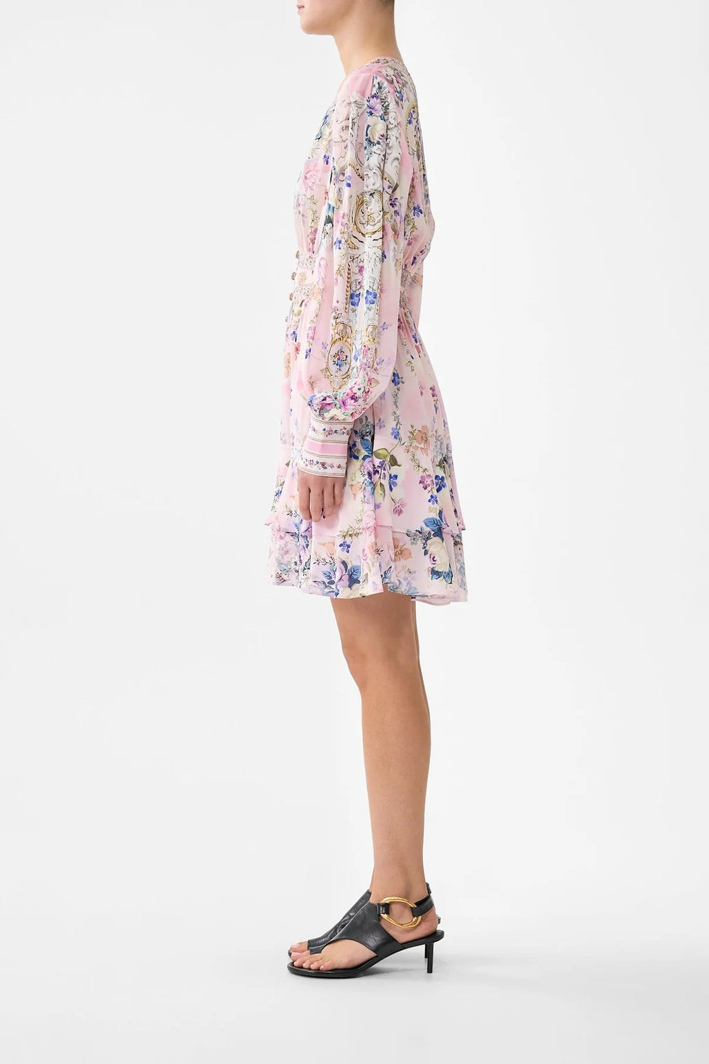 CAMILLA INSPIRED DRESS IN 100% SILK