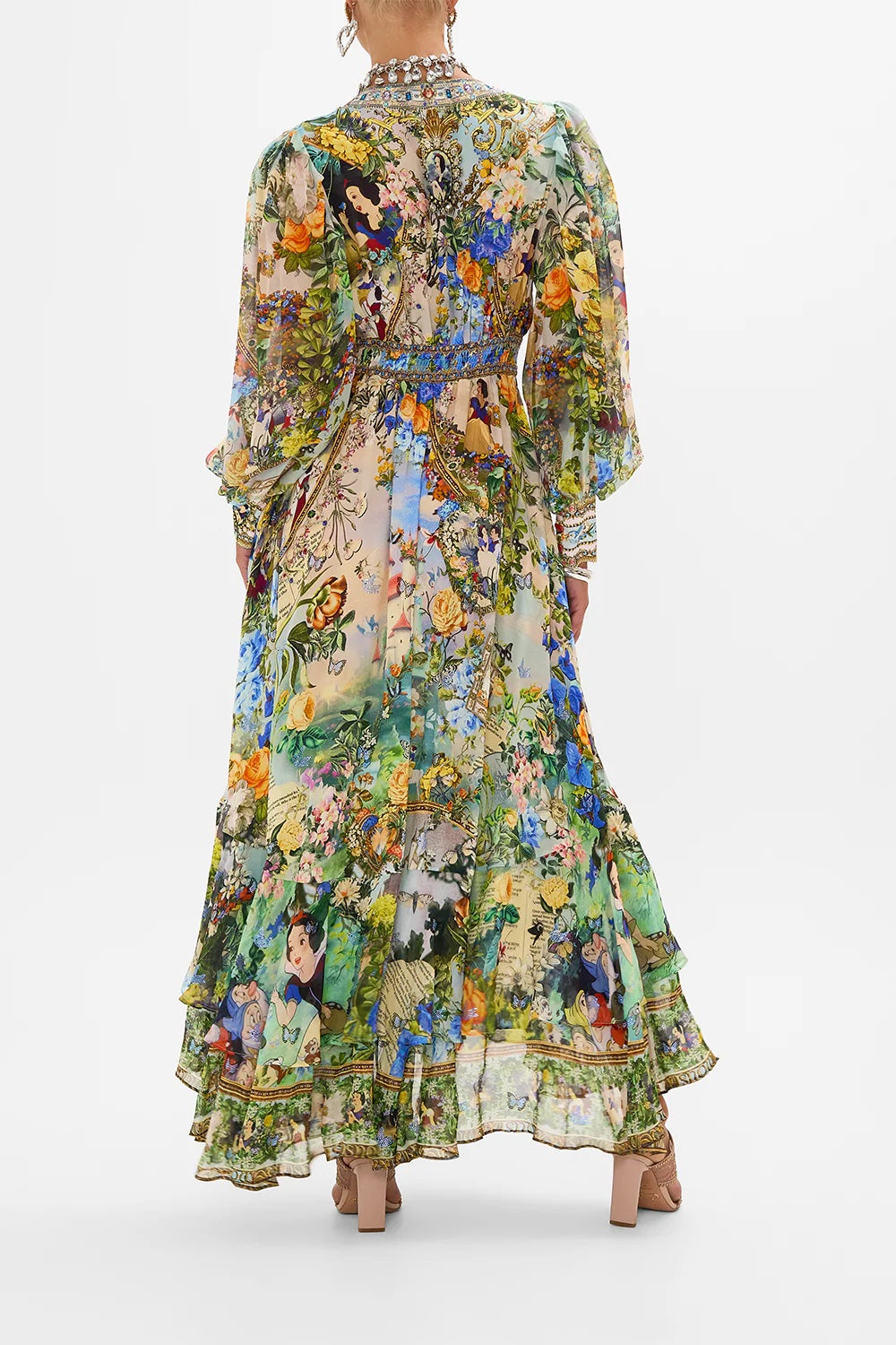 CAMILLA INSPIRED DRESS IN 100% SILK