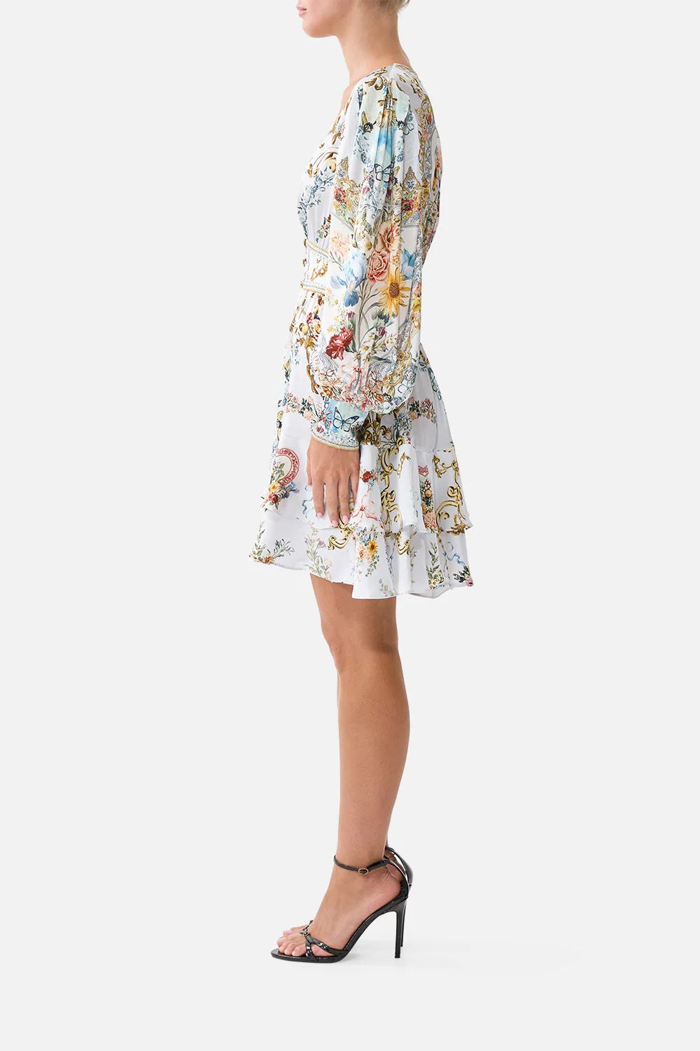 CAMILLA INSPIRED DRESS IN 55% LINEN 45% SILK