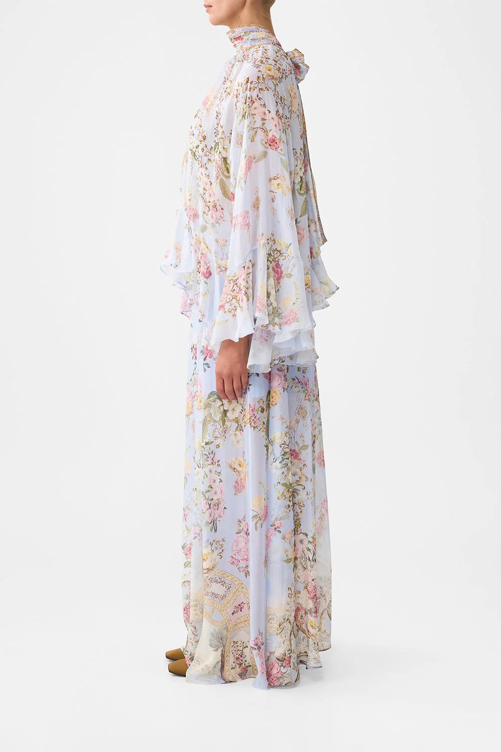CAMILLA INSPIRED DRESS IN 100% SILK