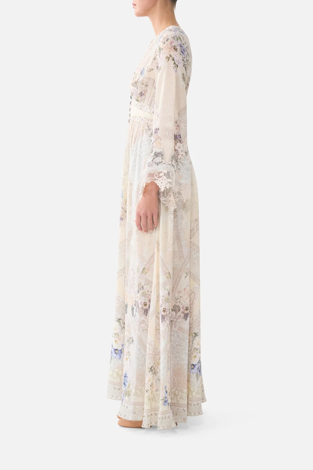 CAMILLA INSPIRED DRESS IN 100% SILK