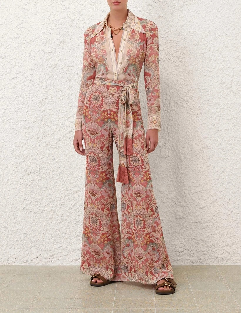 ZIMMERMANN INSPIRED CLOTH SET IN 100% VISCOSE