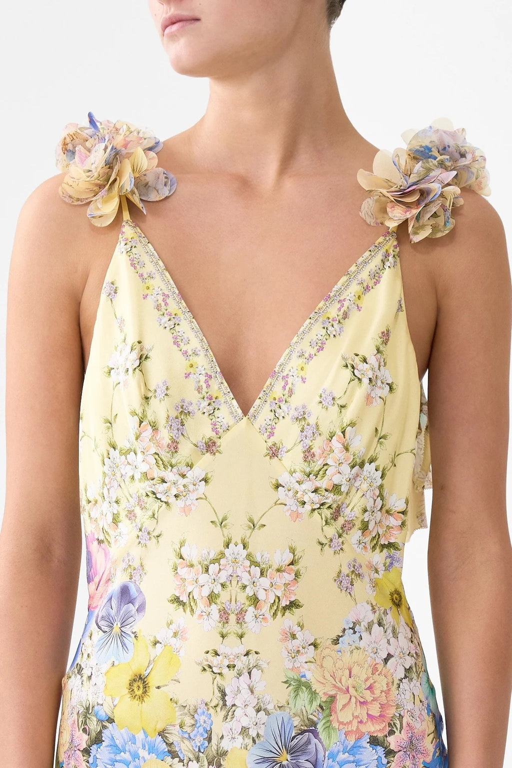 CAMILLA INSPIRED DRESS IN 100% SILK
