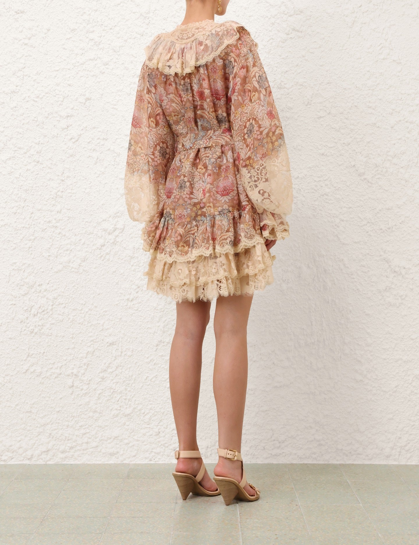 ZIMMERMANN INSPIRED DRESS IN 55% LINEN 45% SILK