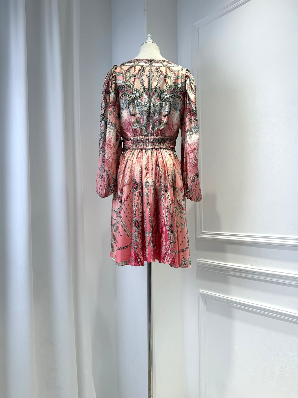 CAMILLA INSPIRED DRESS IN 100% SILK