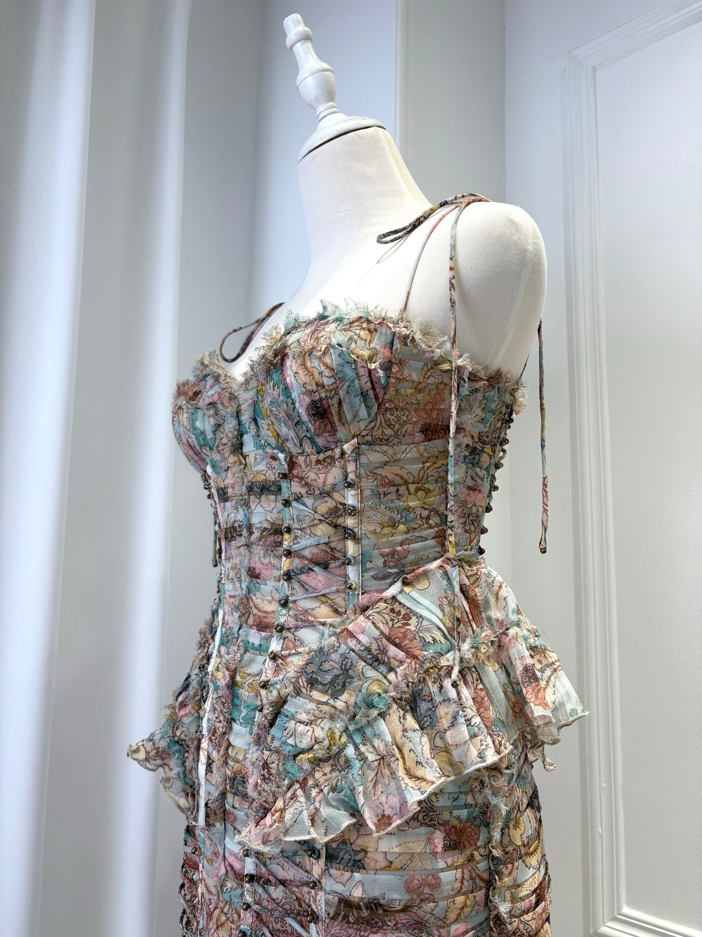 ZIMMERMANN INSPIRED DRESS IN 100% SILK