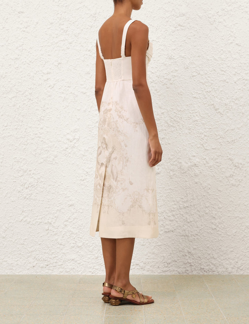 ZIMMERMANN INSPIRED DRESS IN 100% LINEN
