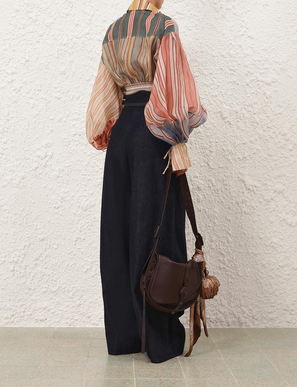 ZIMMERMANN INSPIRED DRESS IN 55% LINEN 45% SILK