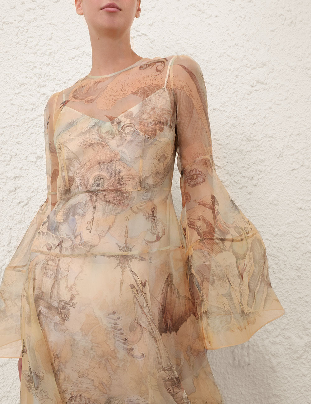 ZIMMERMANN INSPIRED DRESS IN 100% SILK