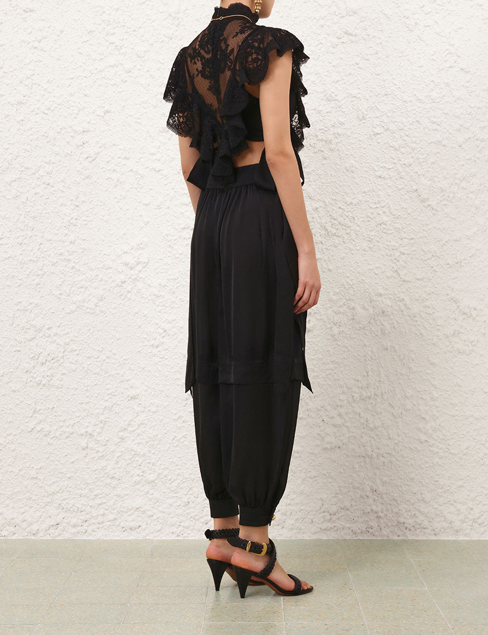 ZIMMERMANN INSPIRED SHIRT IN 100% POLYESTER