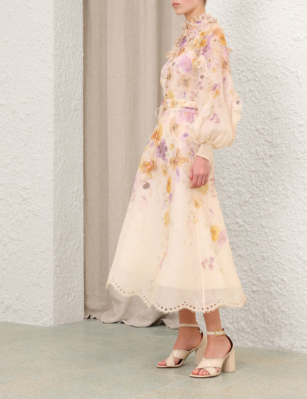ZIMMERMANN INSPIRED CLOTH SET IN 53% LINEN 47% SILK