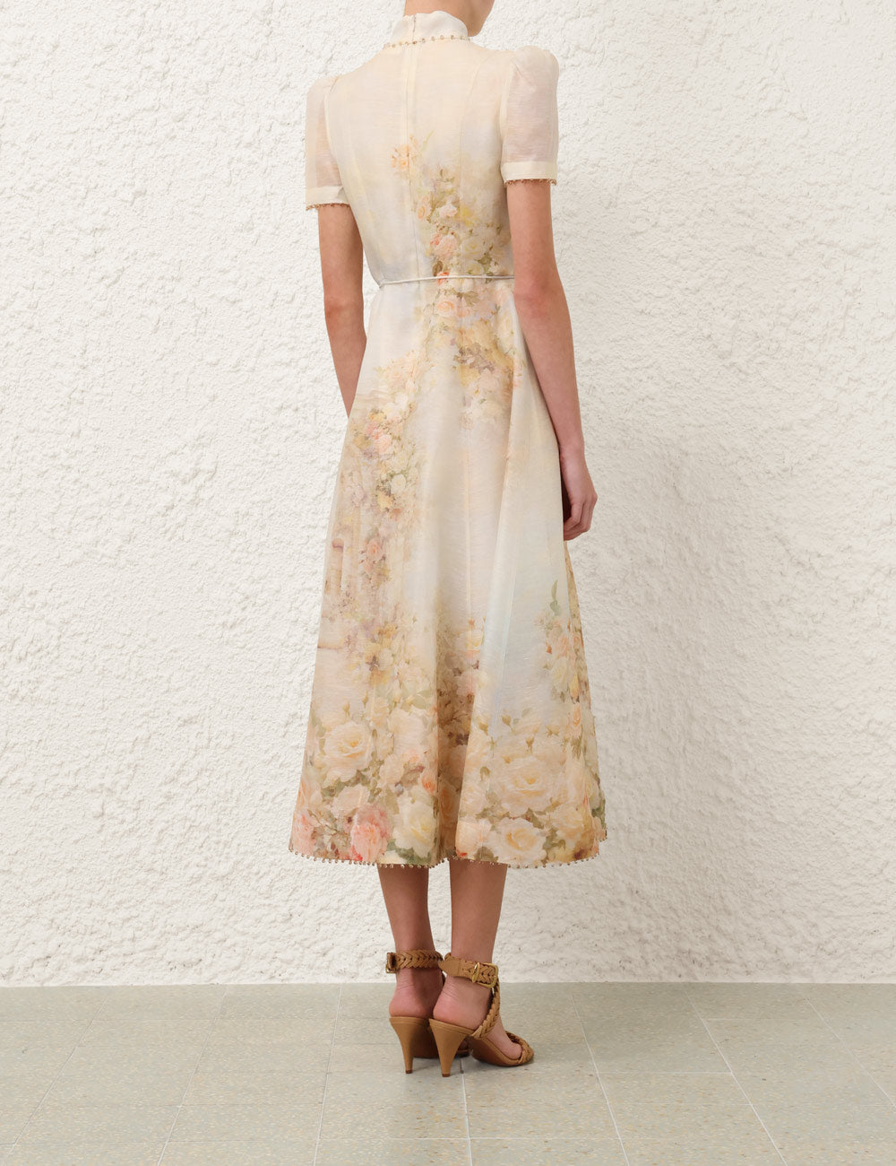 ZIMMERMANN INSPIRED DRESS IN 53% LINEN 47% SILK